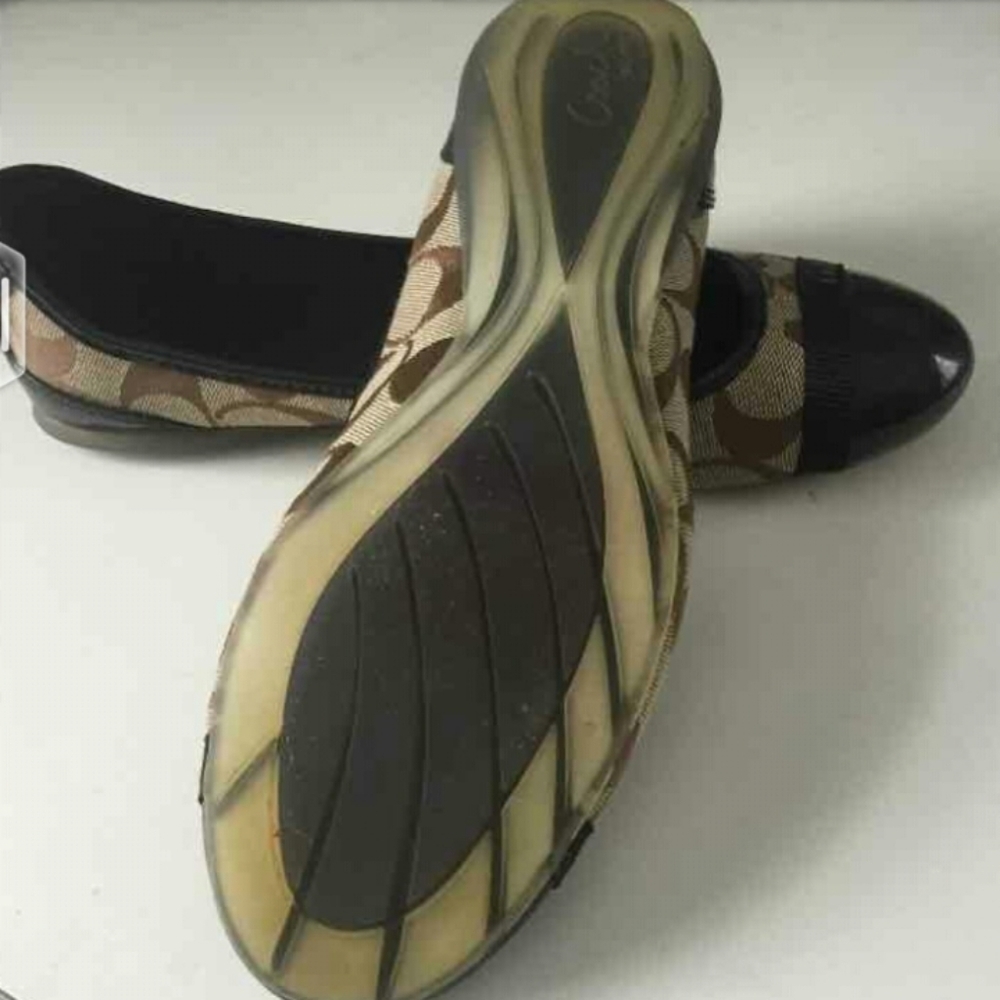 COACH CECILE SIG C FLAT SHOES SIZE 5 - Picture 7 of 16